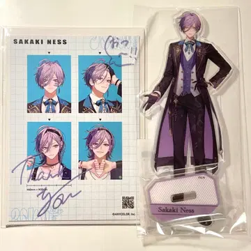 사카키네스 아크릴 스탠드+증명사진풍 브로마이드 & 슬리브 세트