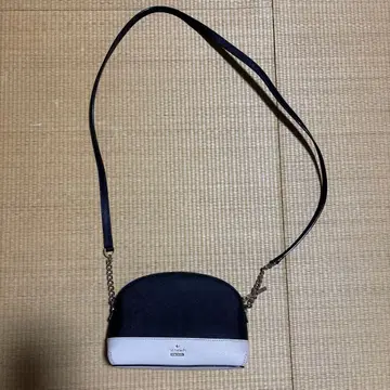 케이트 스페이드 숄더백 네이비/화이트