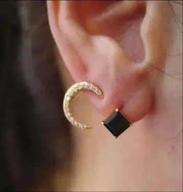 KAIA BIOUX 아메짱 Pierce ~오닉스~ 2개 세트