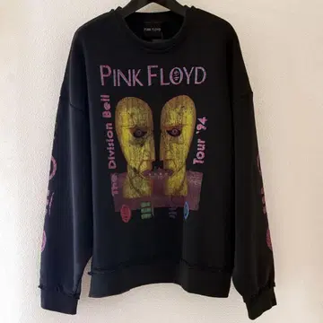 ZARA 자라 PINK FLOYD 워시 가공 스웨트 셔츠