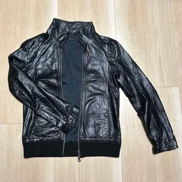 AQUELUE shama 블랙 가죽 자켓 사이즈 40