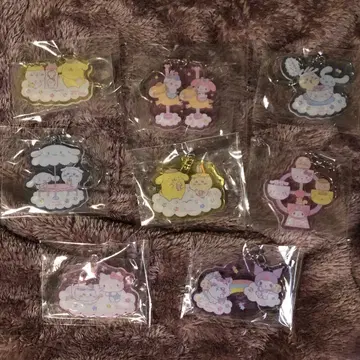 치이카와 (먼작귀) x 산리오 캐릭터즈 아크릴 키링 컴프 세트