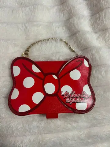 미니 마우스 리본 디자인 카드 케이스