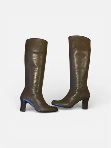 naturalizer 다크 브라운 롱 부츠 중간 힐 지금만 1만 엔 할인