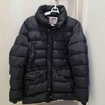 LIBERTY BELL 블랙 다운 자켓
