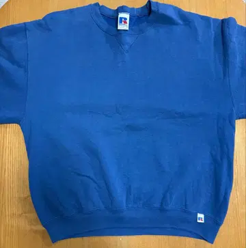 Russell 90s 파랑 크루넥 트레이닝복