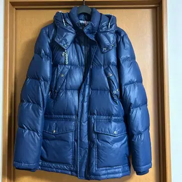 더 샵 TK 네이비 다운 재킷 후드 부착