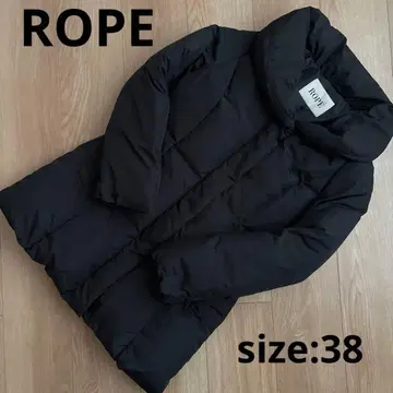 ROPE 블랙 다운 자켓 38