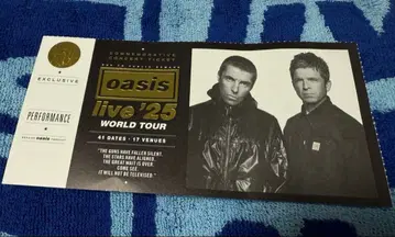 oasis 웸블리 공연 수베니어 티켓 1매