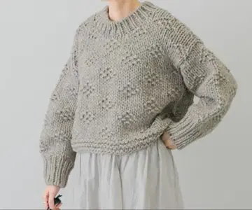 카구레 페루 로우 게이지 숏 니트