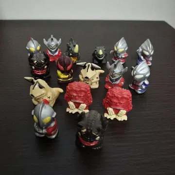 울트라맨 괴수 손가락 인형 미니 사이즈 소프트 비닐 16개