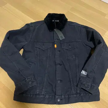 윈드앤씨 MINEdenim 콜라보 새상품 L 블랙 데님 자켓