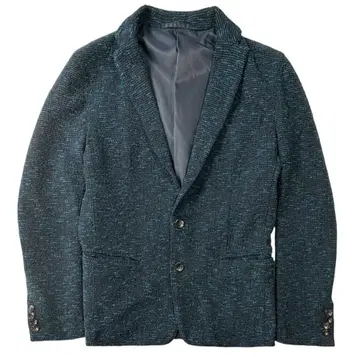 토네이도 마트 흩뿌려진 패턴 스트레치 자켓 파랑 LL