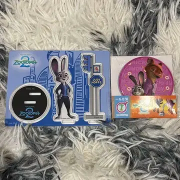 제일복권 주토피아 주디 아크릴 스탠드 닉 캔 거울