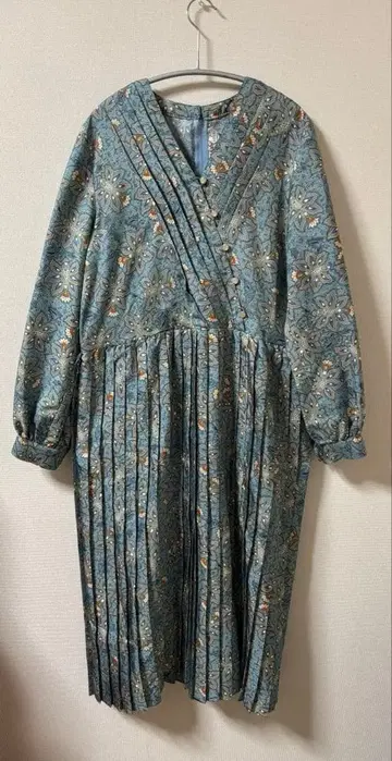 [ 구제 미사용 ] 꽃무늬 원피스 벨트 포함