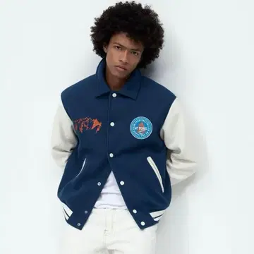 zara 바시티 자켓 아우터