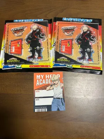 나의 히어로 아카데미아 바쿠고 카츠키 세트 (초기 불량 있음)
