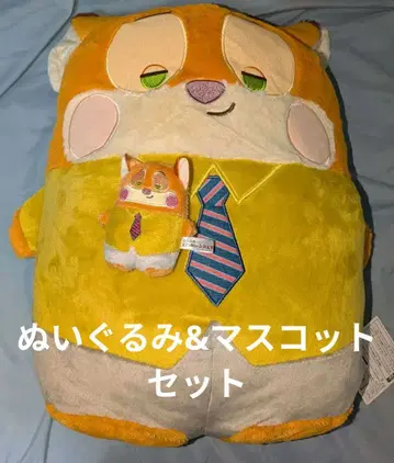 주토피아 나란히 두근두근 프렌즈 빅! 봉제 인형 마스코트 닉