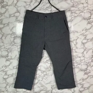 UNITED ARROWS (S) 크롭 팬츠 반기장 그레이