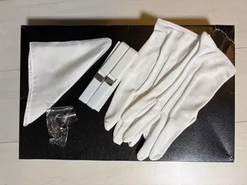 결혼식 신랑 턱시도용 셔츠/커프스/암밴드/장갑 소품 세트