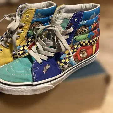 세서미 스트릿 하이컷 스니커즈 멀티 컬러