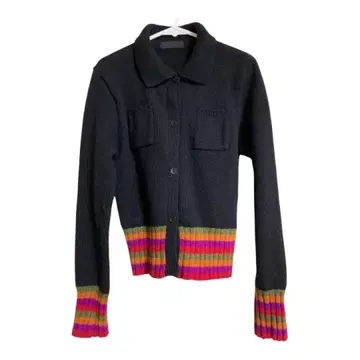 MARY QUANT 블랙 가디건