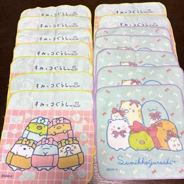 스미코구라시 프티 타월 미니 타월 미니 손수건 손수건 면 100%