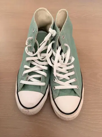 컨버스 민트 그린 하이컷 스니커즈