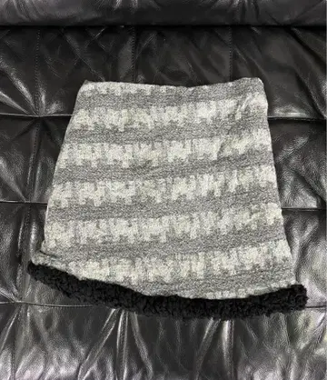 sneeuw 보아 넥워머 그레이 블랙 올 패턴