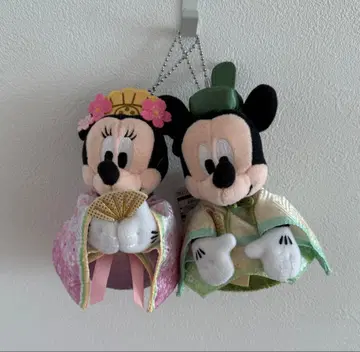 미키 & 미니 히나마쓰리 키링