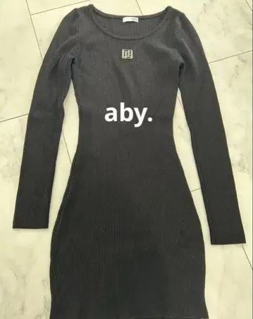 GYDA GYGY 플레이트 타이트 니트 원피스