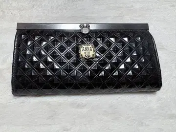 ANNA SUI 블랙 장지갑 퀼팅