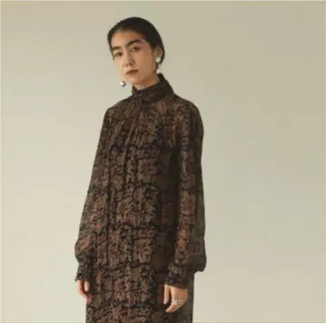 투데이풀 조젯 리프 드레스