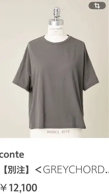 conte GREYCHORD 별주 티셔츠 유나이티드 애로우즈