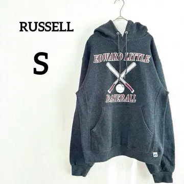 빈티지 러셀 애슬레틱 풀오버 후드티 로고