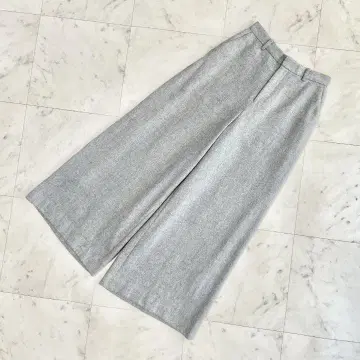 유나이티드 애로우즈 와이드 팬츠 여성용 그레이 36