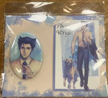 나루호도 류이치 역전재판 캔뱃지 & 엽서 중국