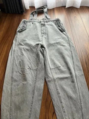 그레이 데님 살로펫 4 포켓