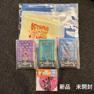 [ 새상품 ] 주토피아2 happy 복권 멀티 케이스 지퍼백 세트