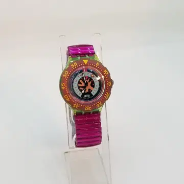 스와치 SCUBA 3바늘 아날로그 손목시계