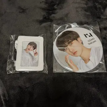 오자키 타쿠미 패스 케이스 캔 배지