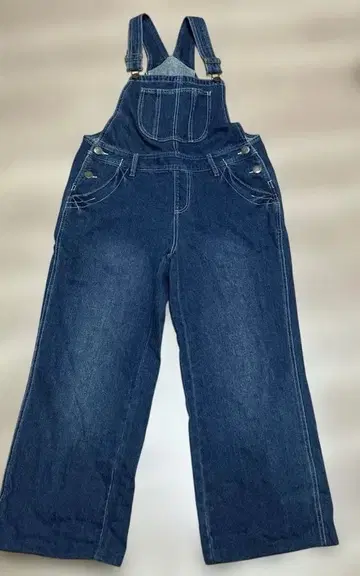 새상품급 PAOPAO 데님 오버롤 M