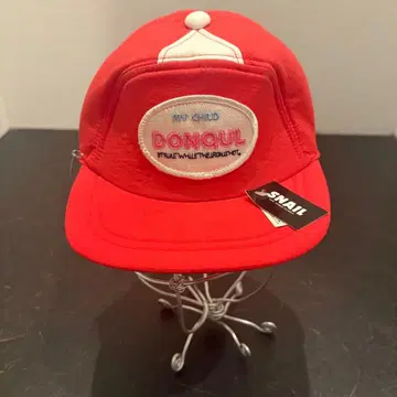 90s SNail 빨간색 야구 모자