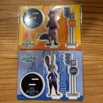 주토피아 주토피아2 아크릴 스탠드 2체 세트