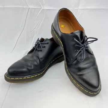 단종 닥터마틴 1C45 블랙 가죽 신발 3홀 신발