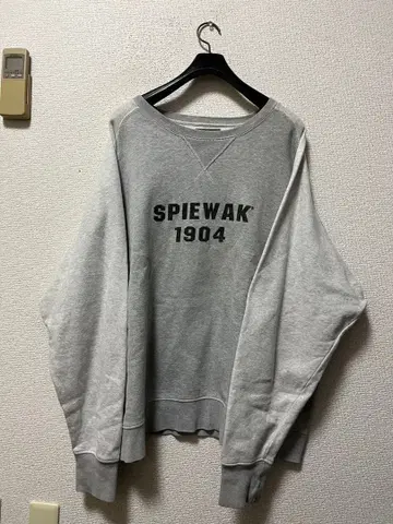 스피와크 로고 스텐실 프린트 트레이닝복 / XXXL 그레이 맨투맨