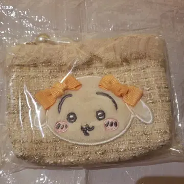 트위드 티슈 파우치 토끼 리본 치이카와 (먼작귀)