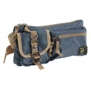 ROSASEN MA-1 네이비 라운드 웨스트 파우치 라운드 백