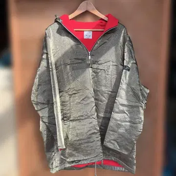 피에르 가르뎅 Espace Sport 플리스 자켓 L 빨간색 x 골드