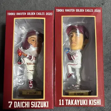 도호쿠 라쿠텐 골든 이글스 피규어 2체 세트